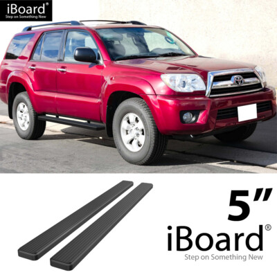 APS Running Boards 5 inches Matte Black Fit 03-09 Toyota 4Runner