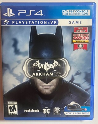 Playstation 4 VR Game - BATMAN ARKHAM VR - virtual reality as the ...