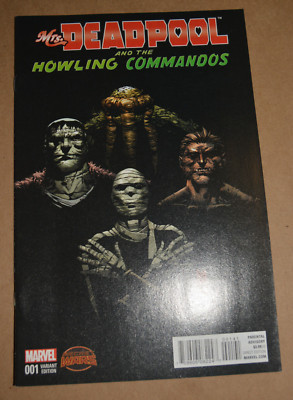 MRS. DEADPOOL AND THE HOWLING COMMANDOS #1 VARIANT CAMUNCOLI 1:20 QUEEN HOMAGE