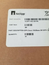 NEW NetApp X-SFP-10G-SR-R6 Cisco-SFP+-transceiver-module  **NEW SEALED**