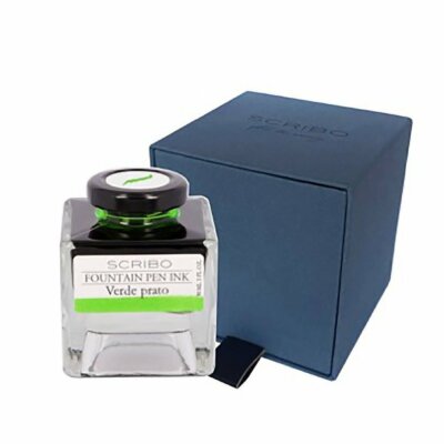 Scribo Bottled Ink for Fountain Pens in Verde Prato - 90mL - NEW - Italy