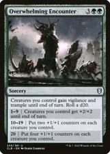 Overwhelming Encounter - Baldur's Gate CLB - Rare - MTG Magic Pack fresh