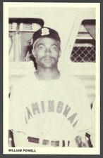 1992 RETORT William Powell NEGRO LGE  UNSIGNED  3-1/2 x 5-1/2  PHOTO POSTCARD #1