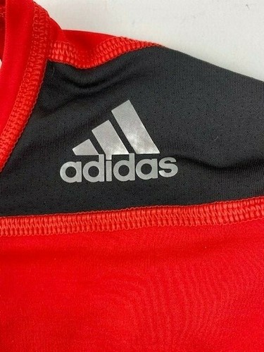 Mens 2XL Adidas Climalite Compression TechFit red Athletic shirt - Foto 8 di 9