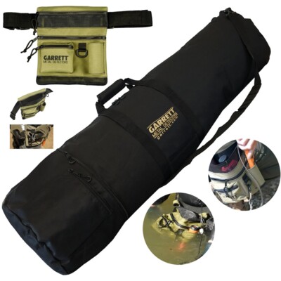 Garrett 50'' All Purpose Metal Detector Carry Bag, All-Terrain Treasure Dig Pouch