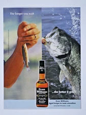 Evan Williams Vintage 2005 Big Fish The Longer You Wait Original Print Ad 8x10"