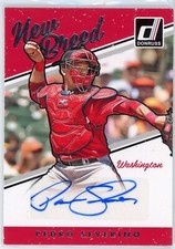 2017 Panini Donruss New Breed  Pedro Severino  Auto  Washington Nationals  NB-PS