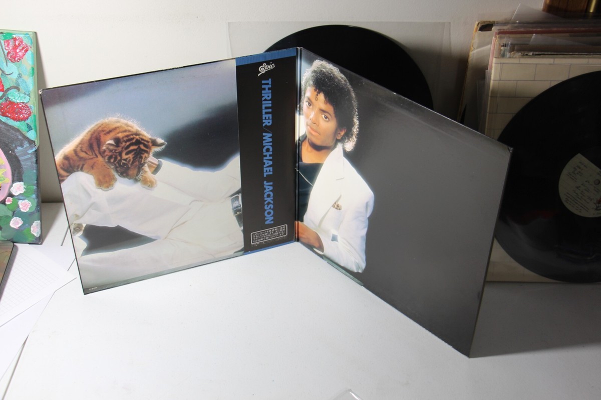 Michael Jackson Thriller 35-3P-399 国内盤美品 Michael Jackson Thriller 傑作! レア帯付日本盤 綺麗 - メルカリ