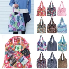 Reusable Eco Shopping Environmental Shoulder Bag Tote Handbag Square Folding Bag