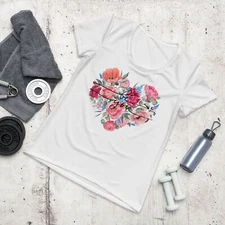 Flower Heart shape - Be You - T-shirt