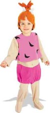 Pebbles Flintstones Cave Girl Pink Fancy Dress Halloween Toddler Child Costume