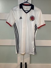 Adidas ClimaCool Federacion Columbiana De Futbol Soccer Jersey Girls Sz Small