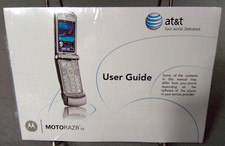 Motorola MOTORAZR V3 User Guide Manual AT T Sealed New Book Only no phone