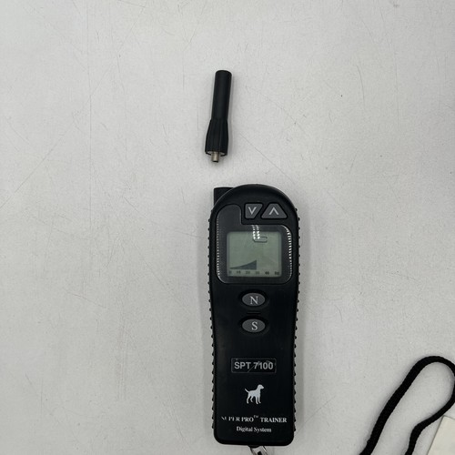 Super Pro eLite Dog Trainer Spt 7100 1.25 Mile, Collar W/case & Book -PARTS ONLY - Picture 12 of 15