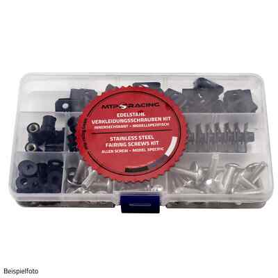 Verkleidungsschrauben OEM Style passend für Kawasaki ZX-6R 98-02 silber style 2