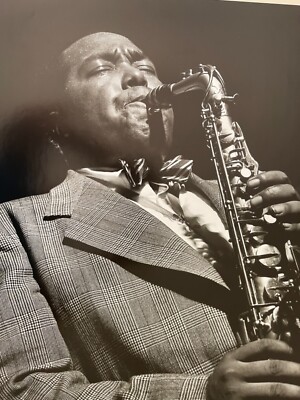 CHARLIE PARKER, NYC,1949,JAZZ, PHOTO BY HERMAN LEONARD RARE