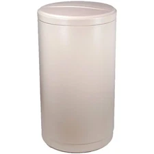 Complete round brine tank for water softener 18" x 33" with safety float valve