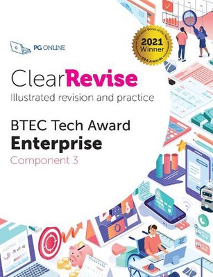 ClearRevise BTEC Tech Award Enterprise Component 3 by PG Online Paperback Book