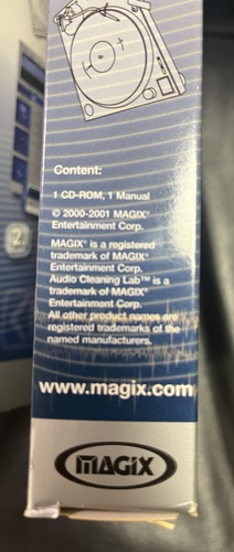 NIB Magix Audio Cleaning Lab 2001 Sound Optimization PC Software - Picture 4 of 5