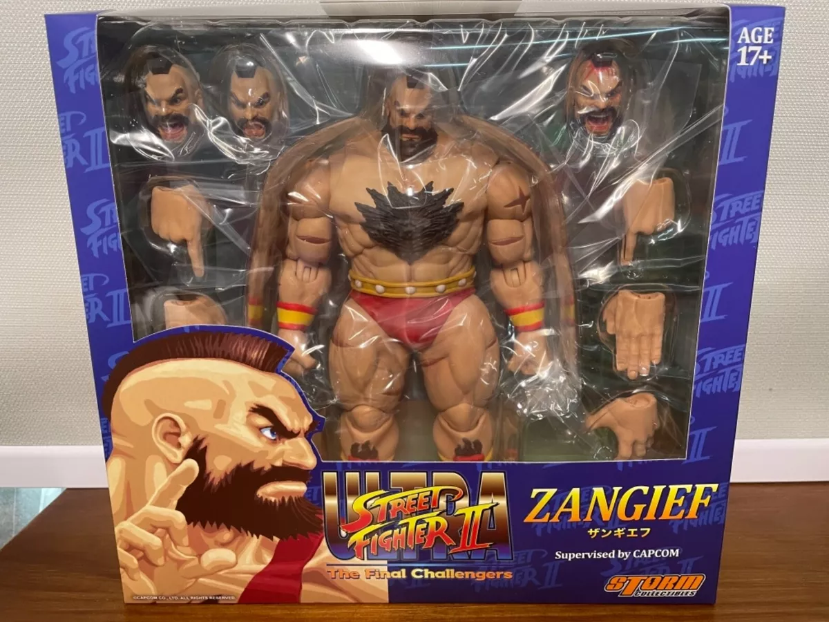 ZANGIEF Street Fighter II Action Figure para Fãs, Storm Toys, Conjunto  completo, 6 '', Em Stock, 1