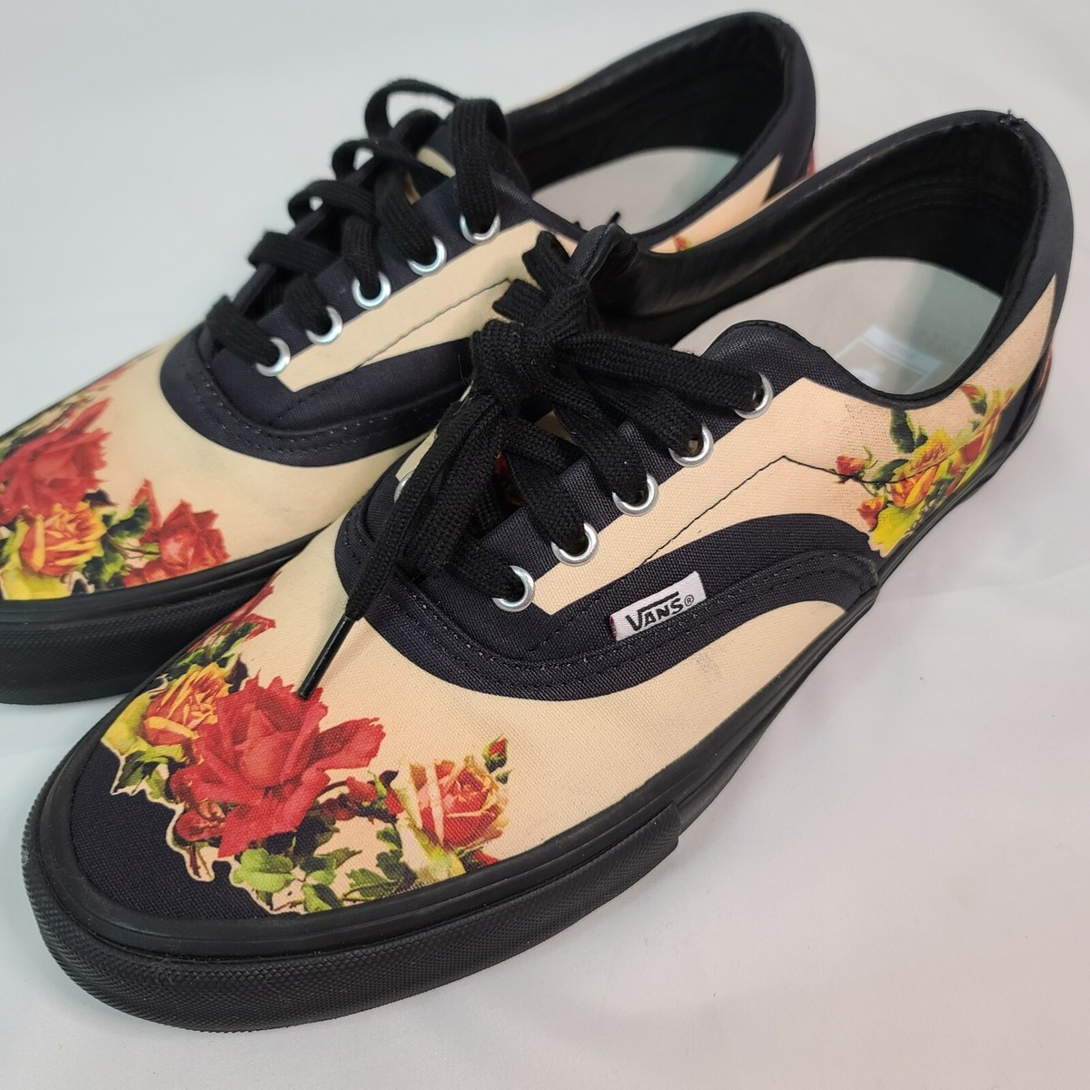 Vans Supreme Jean Paul Gaultier Peach/Black Pro Skateboarding Shoes Size US 8 Vans Supreme Jean Paul Gaultier Peach/Black SZ 12.0 Pro  main image 3