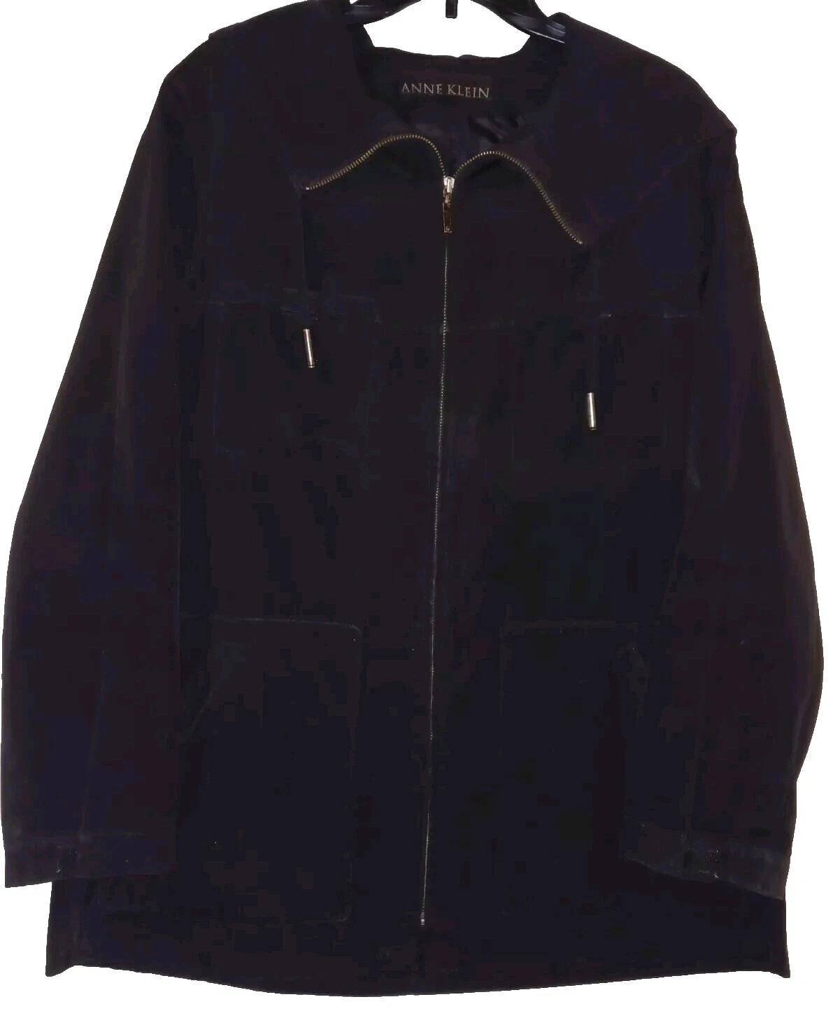 Anne Klein Solid Windbreaker Coats, Jackets & Vests for Women