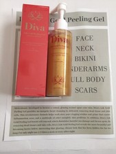 DIVA Skin Care 24K Gold Peeling Gel 200ML/ 6.8FL Enzyme Exfoliator  free ship