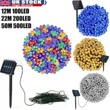 100-500LED 12-50M Solar Power Fairy Garden Lights String Outdoor Xmas Tree Lamp