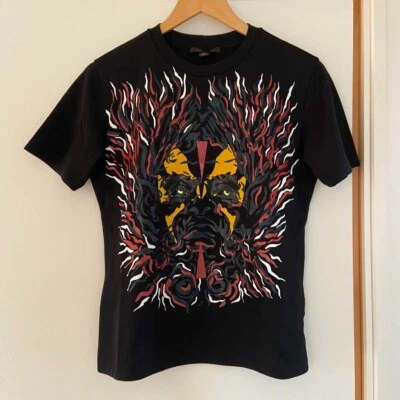 Louis Vuitton T-Shirt Manches Courtes Kabuki Femme XS Noir Logo Dos - Photo 1/4