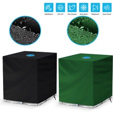 1000L IBC Tank Abdeckung Frostschutz H&uuml;lle Regenwassertank Abdeckplane Schwarz