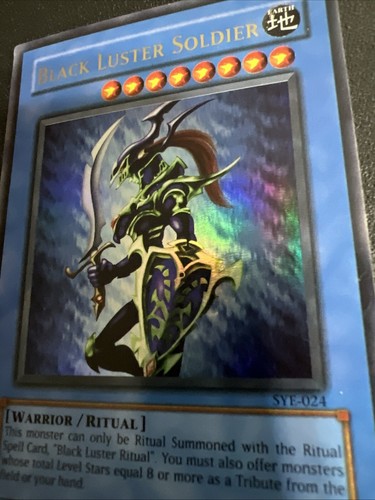 Yu-Gi-Oh! TCG Black Luster Soldier Holo Card SYE-024 1996 - Picture 6 of 24
