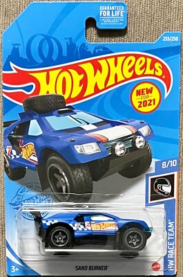 Hot Wheels 2021 HW Race Team Series #8/10 Sand Burner #GRX55 1:64 Scale Die-cast