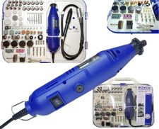 Smerigliatrice kit 163 puntali fresa trapano rotante punte incisioni forare