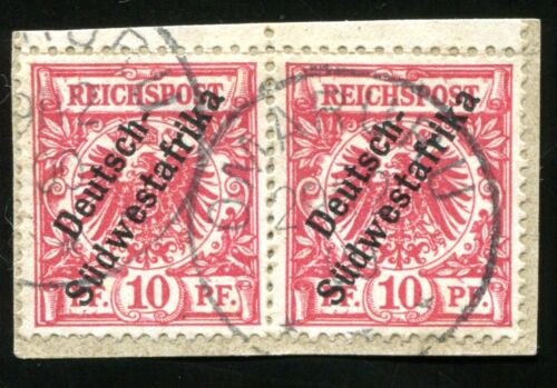 GERMAN COLONIES DSWA 1898 7c stamped by 2 COLOR RARITY CERTIFICATE BPP(M3029 - Picture 1 of 2