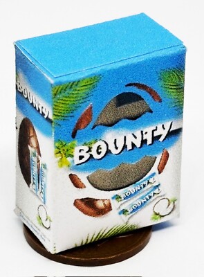 Puppenstube Ostereierkarton leer Miniatur Maßstab 1:12 Süßigkeiten Bounty Tumdee