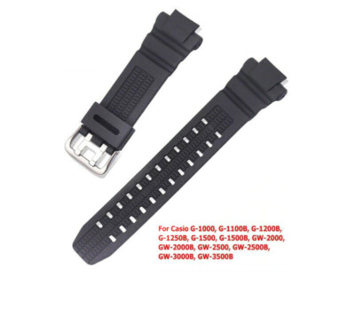 Kautschuck Uhrenarmband passend für Casio GW-3500B GW-3000B GW-2000