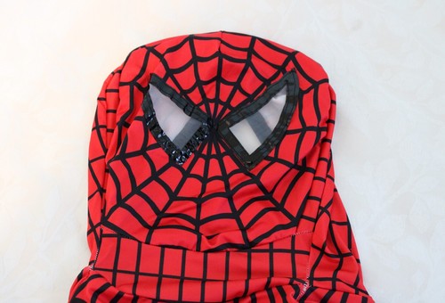 Original Spiderman Costume, Size XXL, Red/Blue, - Picture 5 of 10