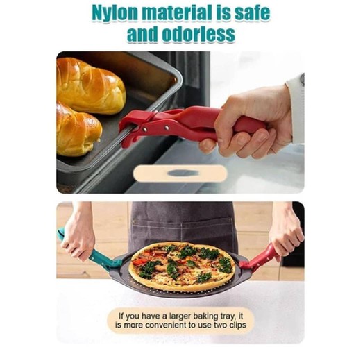 Multi-Purpose Anti-Scald Bowl Holder Clip for Kitchen,Silicone Non-Slip Clip Hot - Picture 4 of 11
