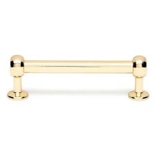 Alno A1175-35-PB/NL 3 1/2" Pull Unlacquered Brass