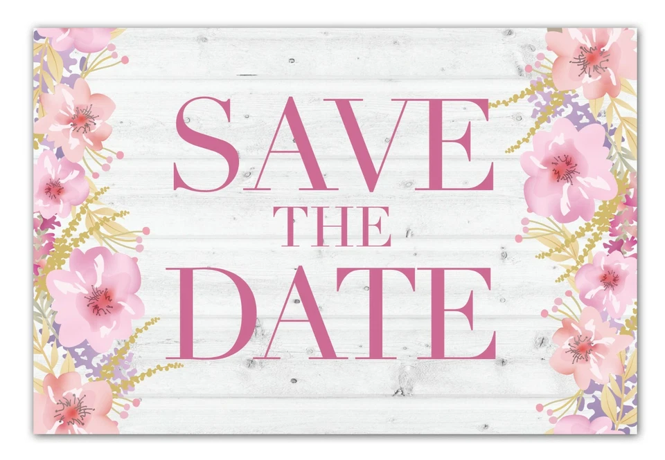 Tarjetas de anuncio Save the Date - 4x6 pulgadas, 40 postales - B17081 Foto 3 de 4