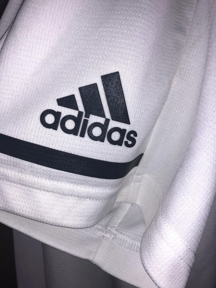 Polo grande de manga corta blanco Adidas Climalite NHL Los Angeles Kings para hombre Foto 3 de 4