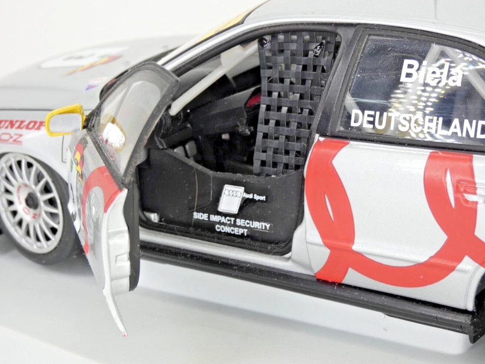 Audi A4 Biela Touring Car Campeón del Mundo 1995 Juguete Raro Coleccionable Modelo De Colección Foto 3 de 4