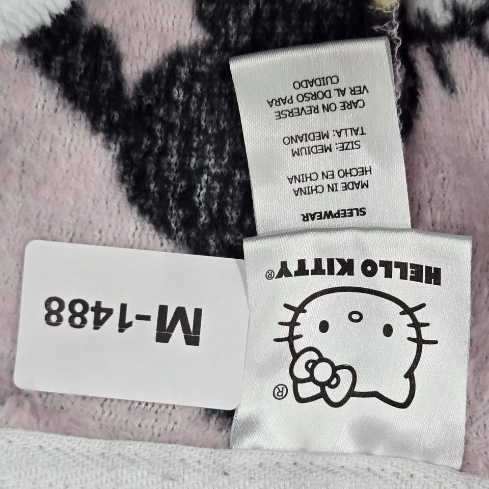 Ropa de dormir para mujer Hello Kitty M rosa mono estampado gráfico polar Foto 2 de 4