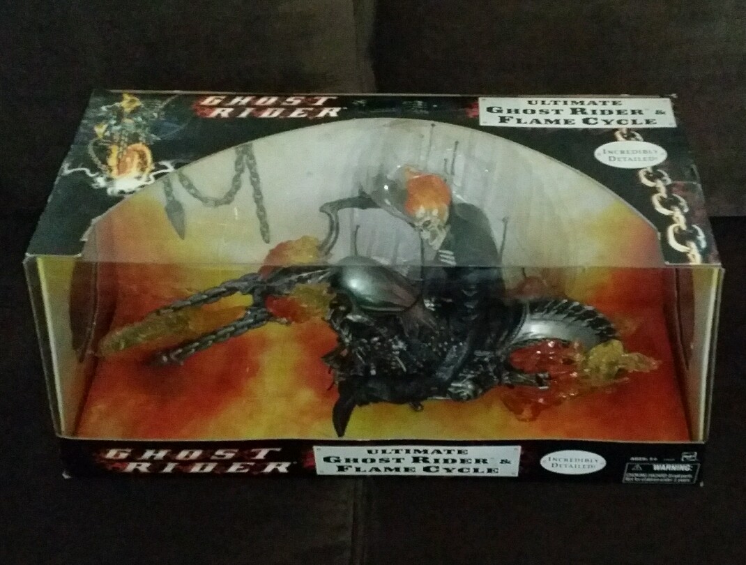 アルティメットゴーストライダー＆フレイムサイクル　マーベル　バンダイ アルティメットゴーストライダー＆フレイムサイクル マーベル