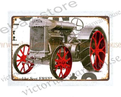 decor office restaurant wall decor 1920 Samson Tractor metal tin sign