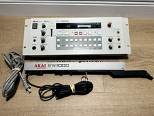 Vintage Akai Professional EWV2000 Module Synthesizer and EWI 1000 Wind Synth