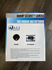 Wali Ali Electric Fake Dummy Security Camera LED Outdoor Indoor WL-TC-S1
