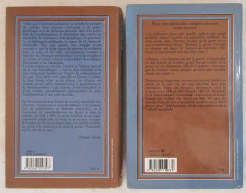 Daisaku Ikeda For A Creative Spirituality Of Peace Complete 2 Volumes Buddhism - Picture 3 of 5