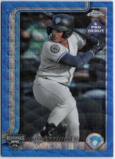 2025 Topps Pro Debut #PDC-118 Christopher Familia Chrome Blue Refractor #/150 RC
