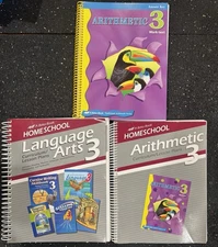 ABeka Homeschool Grade 3 Lot Arithmetic 3 Answer Key + Lesson Plans Language